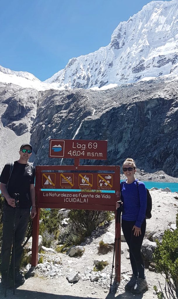 Hiking Laguna 69 in Peru