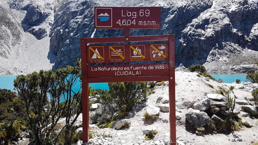 Hiking Laguna 69 in Peru